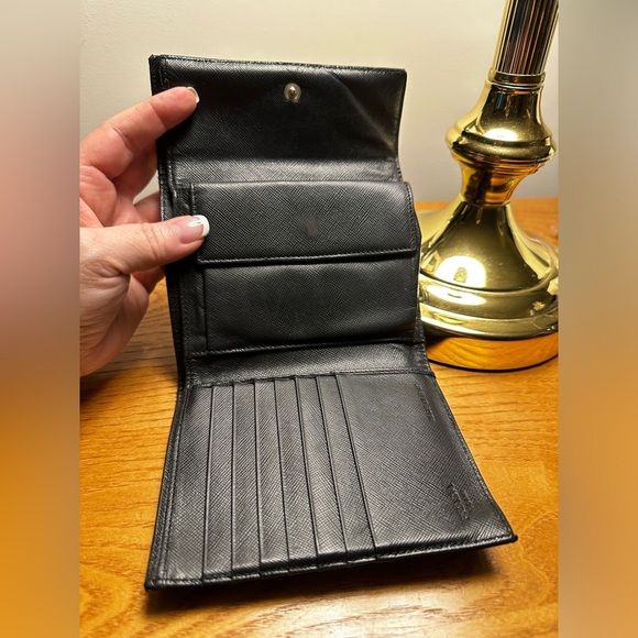 Prada Half Wallet. Nylon & Leather. EUC. - Picture 3 of 7
